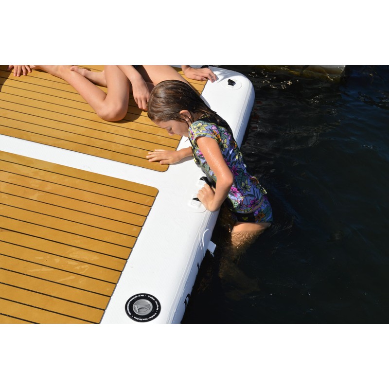 Island Hopper Soft Rope Ladder for Water Platforms - Water