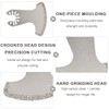 CENBEN 3 Pcs Oscillating Multitool Grout Removal Blades, Diamond Multi