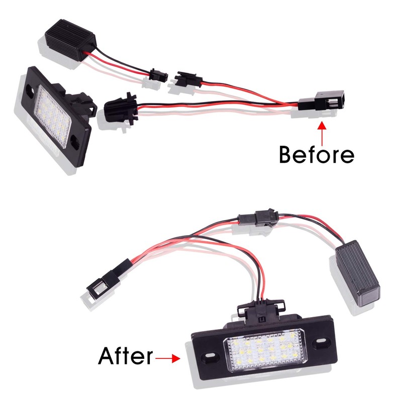 Win Power Licence Plate Lighting, Pack of 2