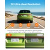 KAWA 2K Tiny Dash Cam, 1296P QHD Mini Car Camera