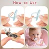 Dummy Clips Silicon Suppleness Portable - 4PCS Pacifier Clips Boys
