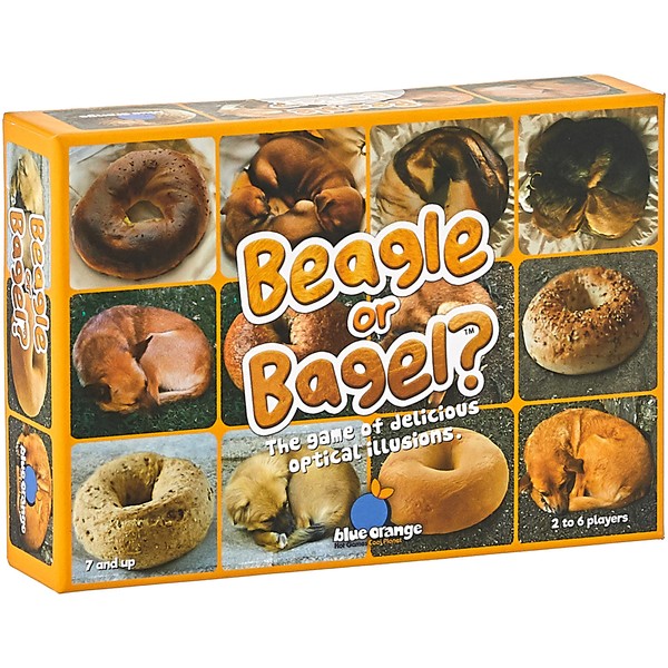 Beagle Or Bagel, Fast-paced Pattern-Recognition Game for Kids and Families, by Blue Orange Games, 2 to 6 Players, Ages 7 and Up