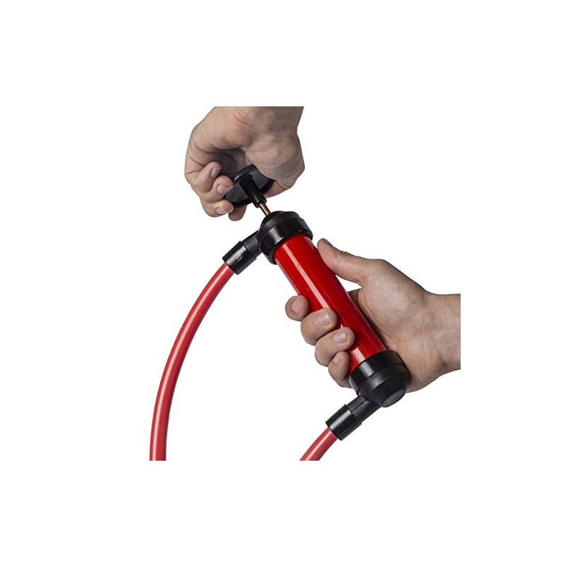 King Innovation 48050 Siphon King Junior, Mini Pump, red