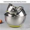 Egg Beating Bowl Baking Basin Stainless Steel Mixing Bowl with