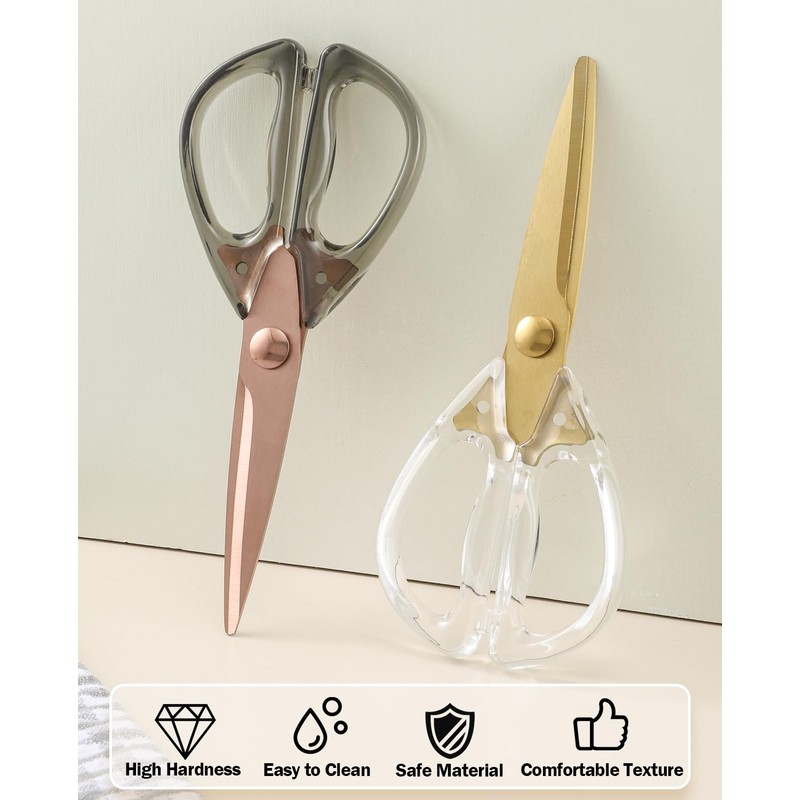 Kitchen Shears Scissors&Sharp Scissors, ARCHIKING 8.0inch Cooking Scissor-Meat and Poultry