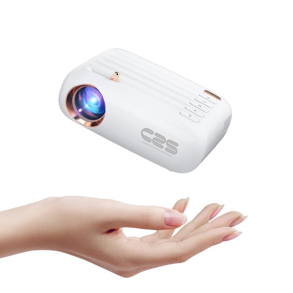 Projector, Small, For Home Use, (2023 Release, Blutooth 5.1, 1080P Full HD Compatible), WiFi Connection, Home Projector, 4,500 LM, Built-in Speaker, Home Shear, Ceiling Projection, Silent, Lightweight, 16.9 oz (480 g), Hanging, Supports a Wide Variety of