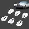 GRAND ORANGE 6PCS Fender Door Quarter Molding Clip Plastic Compatible