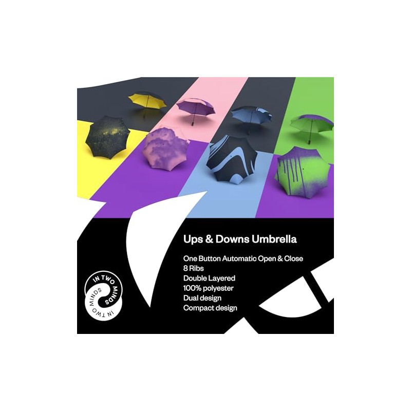 Jumble & Co Ups & Downs Umbrella - Compact strong