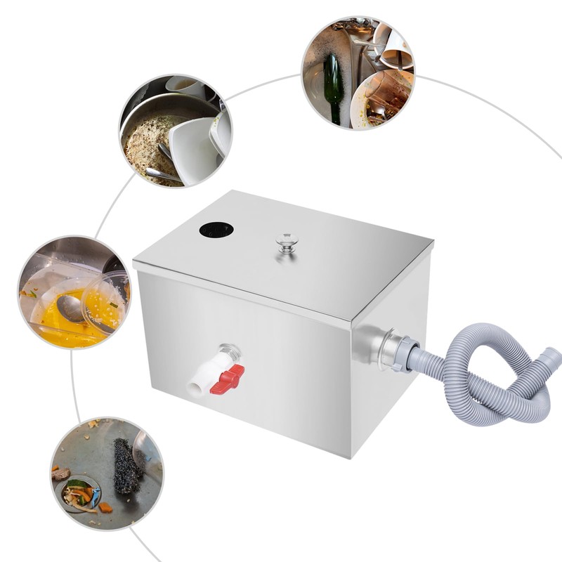Commercial Grease Trap Stainless Steel Interceptor Waste Water Oil-Water Separator