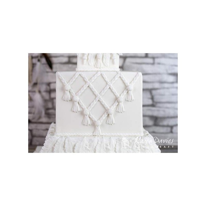 Plaited Borders Mold by Karen Davies