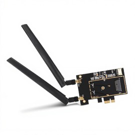 Wifi Inalámbrico Tarjeta PCIe PCI-E Tarjeta M.2 / NGFF Adaptador Pasivo WiFi y BT Combo Tarjetas Original Original para 2.4 / 5G Antena de Doble Frecuencia Compatible con Tarjetas PCIe Mini: IEEE WLAN
