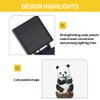 Solar Panda Lamp, Garden Decoration Resin Cute Animal Lamp, Wireless