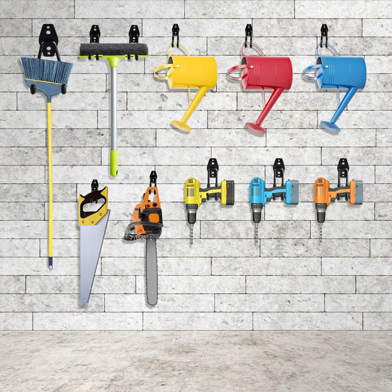 HUPBIPY Heavy Duty Garage Hooks 10 Pack, 5.1 inch Medium