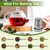 WANHMIF New Titanium Tea Infuser, Non-rusting Tea Strainers for Loose