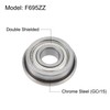 QUARKZMAN F695ZZ Flanged Ball Bearing 5 x 13 x 4