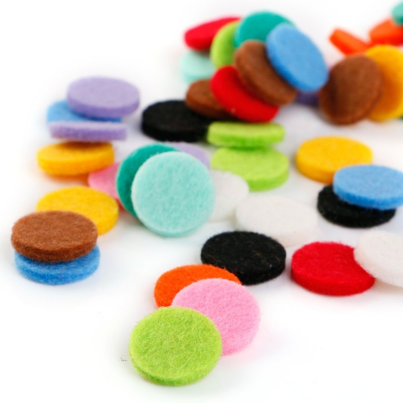 Maromalife 60 PCS Essential Oil Refill Pads, 0.67 Inch Felt