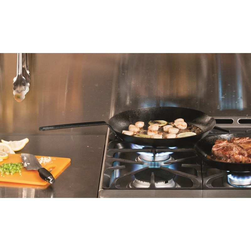 Lodge Pre-Seasoned Carbon Steel Skillet - Use in the Oven,