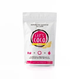 LET'S COCO | Exfoliante Corporal Ultra Hidratante, Let’s Coco Body - Exfoliante de Café, Anti-Celulitis, Para Todo Tipo de Piel - Contenido Neto 200 Gr – 7 Oz