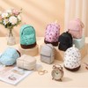 Hsei 8 Pcs Mini Backpack Keychain Coin Purse Tiny Key