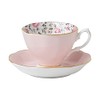 Royal Albert Rose Confetti Teacup & Saucer Set