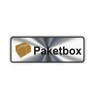 Parcel Box Symbol Sticker Decal (R 34/5) W (10 x 4 cm)