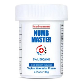 Crema Anestésica Tópica Acción Rápida Number Master 119g