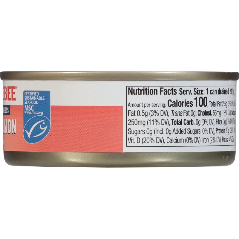 Bumble Bee Skinless & Boneless Canned Pink Salmon 🍣 in