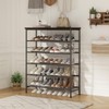 SUOERNUO Shoe Rack Organizer 6 Tier for Closet Entryway Free