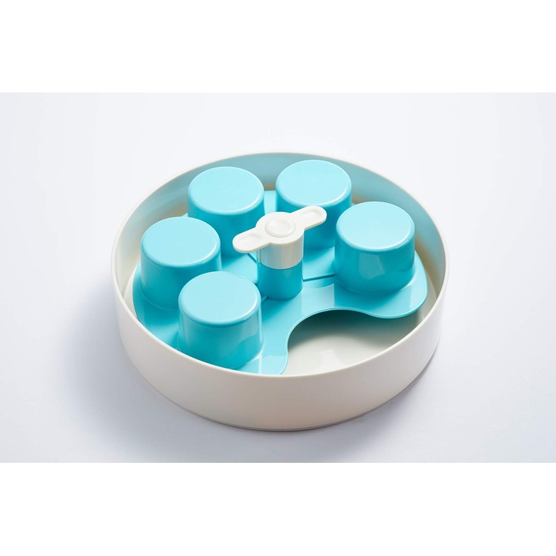 PetDreamHouse Spin Interactive Slow Feeder Puzzle for Dogs, Palette, Difficulty