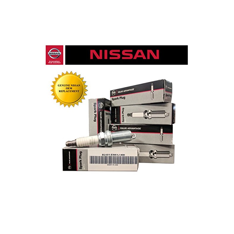 Genuine Nissan OEM Value Advantage Spark Plug Kit (6) -