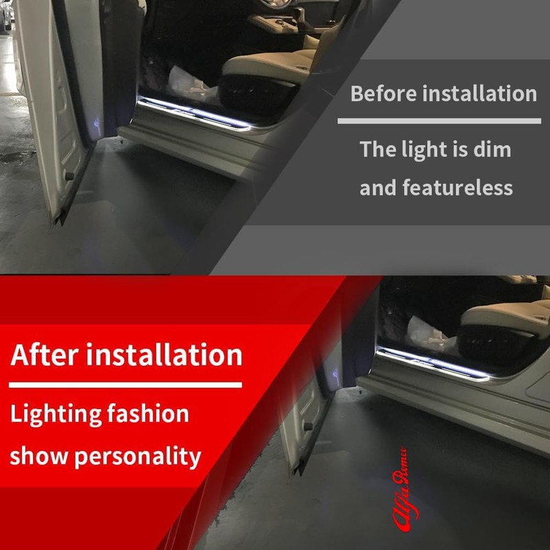 2pcs Non-Fading LED Car Door Logo Lights Courtesy Projector Laser