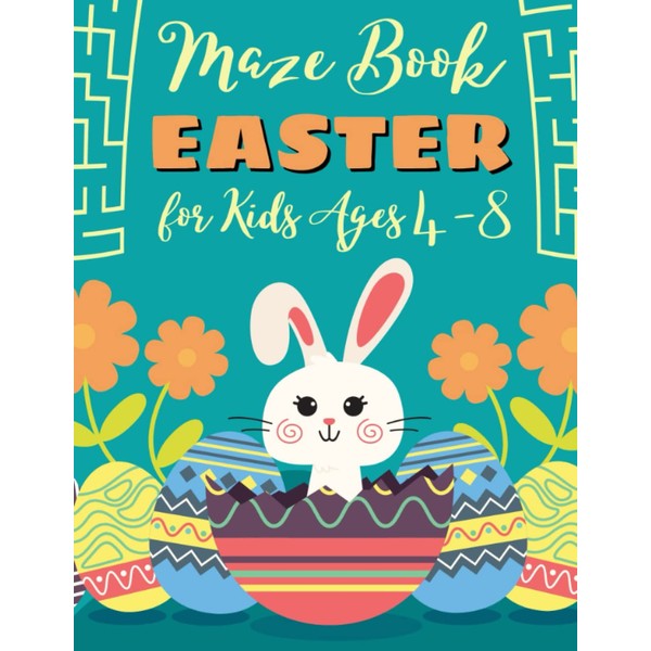Easter Basket Stuffers : Easter Maze Book for Kids Ages