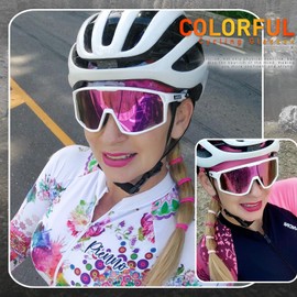 KAPVOE Baseball Glasses Polarized Cycling Glasses for Men Women Sports Sunglasses UV400 Protection for Running MTB Golf