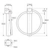 Donaly Lynch Pin Lock Pin for Agricultural Machinery Cultivator Tractor
