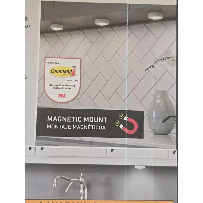 good earth lighting led Battery Adjustable Puck Lights With Remote