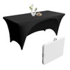 Urby Elastic Table Clothes for 6 Foot Rectangle Tables Fits