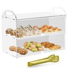 Cityjoy Cupcake Display Case with Handle – 19x 9.5x 11.8″