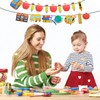 Handytoolinc Back to School Decorative Banner Set, Apple and Pencil