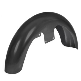 ECOTRIC 21" Wrap Front Fender Painted Black Compatible with 1965-2013 Harley-Davidson Electra Glide Road Glide Road King Street Glide Tour Glide Tri Glide Motorcycle Front Mudguard
