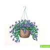 GREENHANDSHAKE Violet Beauty in Bloom, quilling art greeting card for