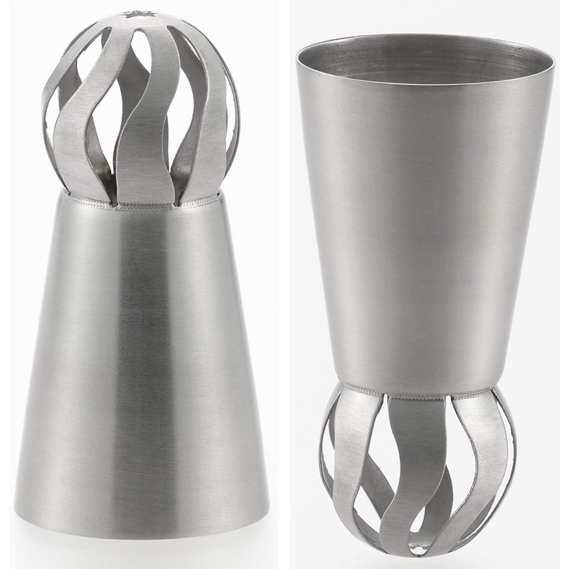 Yoshikawa SJ2646 3D Crown Base, Silver, 3 pcs