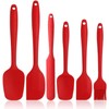 HFLYJPYW Spatulas Set of 6, Food Grade Silicone Spatulas Rubber