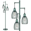 Dimmable Industrial Floor Lamps for Living Room, Green Tree Standing