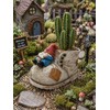 Cute Planter Gnome Plant Pots for Succulent Unique Resin Flower