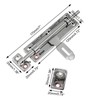 LDEXIN 2 Pcs Sliding Bolt Latch Lock, 7 Inch Heavy