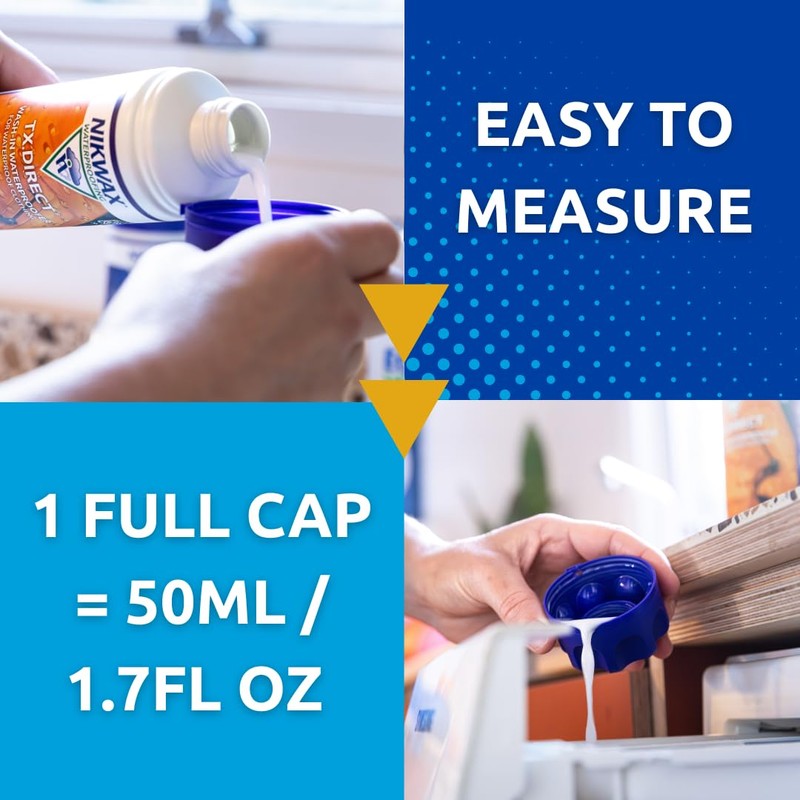 Nikwax TX.Direct Wash-In, 300ml, High Performance Waterproofing Renewal Treatment Restores