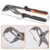 Convy Adjustable Groove, Arc, and Slip Joint Pliers, Red, convy-GJ117EU