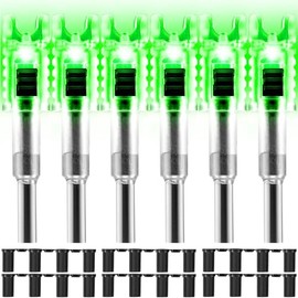Paquete de 6 cerraduras iluminadas para pernos de ballesta con bujes de 0.285 pulgadas/.297 pulgadas/.300 pulgadas/.300 pulgadas/.305 pul...
