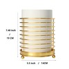SIEBOLD Kitchen Counter Utensil Holder Gold Ring Metal Frame and