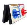 KIDAMI Ludo Magnetic Board Game Set, Folding and Light-Weight for